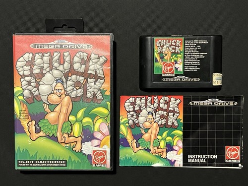 Sega mega drive chuck rock - sega, |