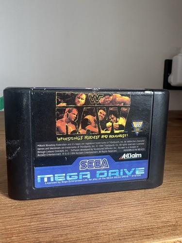 Wwf raw sega mega - wwf, drive