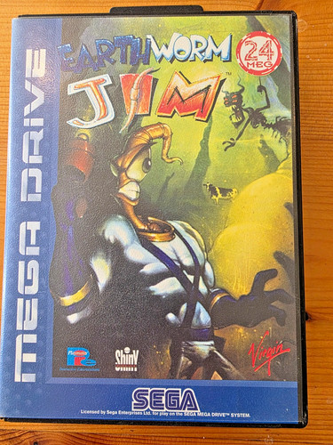 Earthworm jim sega mega - earthworm,