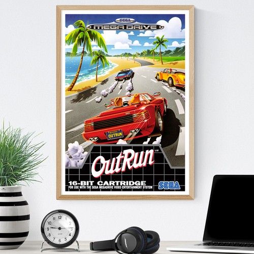 Outrun sega mega drive genesis - mega,