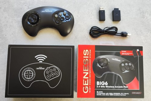Retro bit big6 arcade - 2.4g, pad
