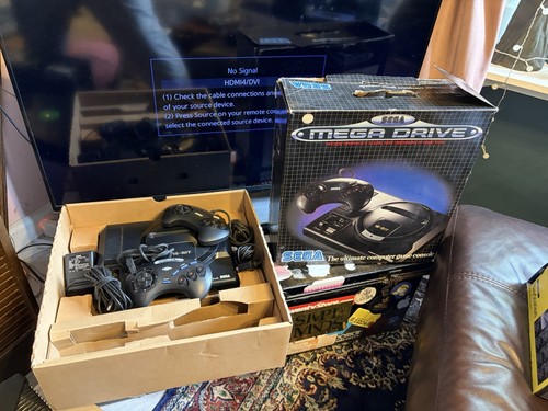 Sega mega drive black - mega, console