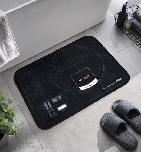 Bath mat bit retro gaming - mat,